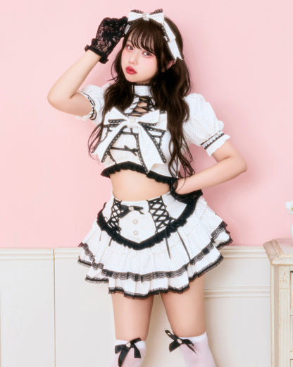 【予約-9月下旬頃より順次発送予定】ハート×リボンドットアイドル【PDCS26007】