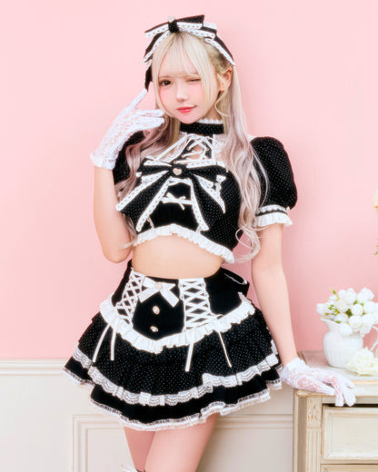【予約-9月下旬頃より順次発送予定】ハート×リボンドットアイドル【PDCS26007】