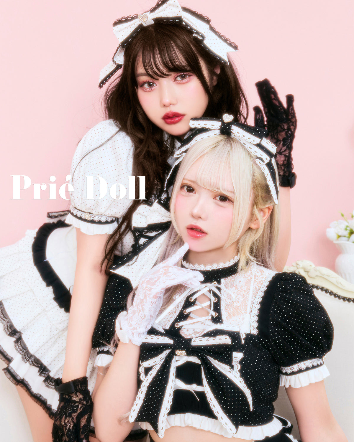 【予約-9月下旬頃より順次発送予定】ハート×リボンドットアイドル【PDCS26007】