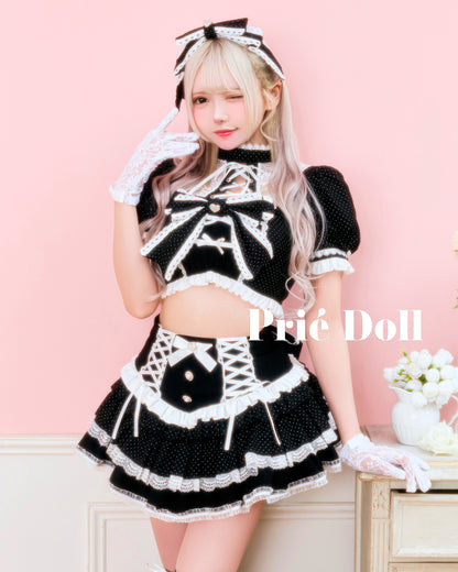 【予約-9月下旬頃より順次発送予定】ハート×リボンドットアイドル【PDCS26007】