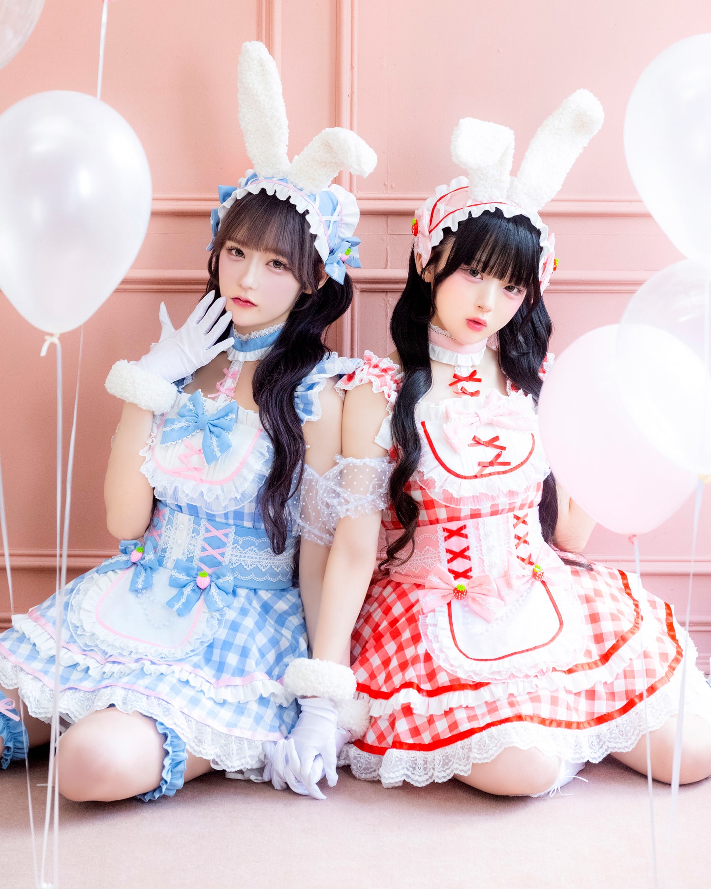 【予約-10月22日頃より順次発送予定】ストロベリーギンガムバニー【PDCS26015】