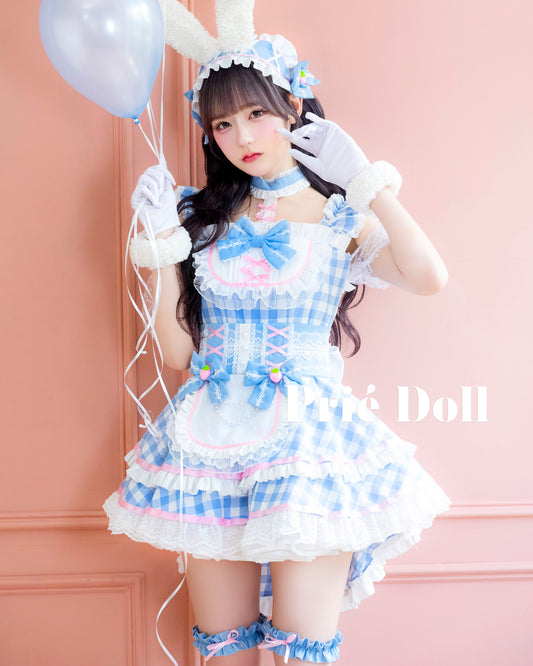 【予約-10月22日頃より順次発送予定】ストロベリーギンガムバニー【PDCS26015】