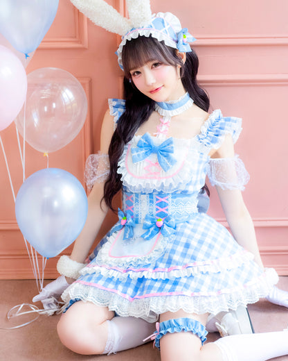 【予約-10月22日頃より順次発送予定】ストロベリーギンガムバニー【PDCS26015】
