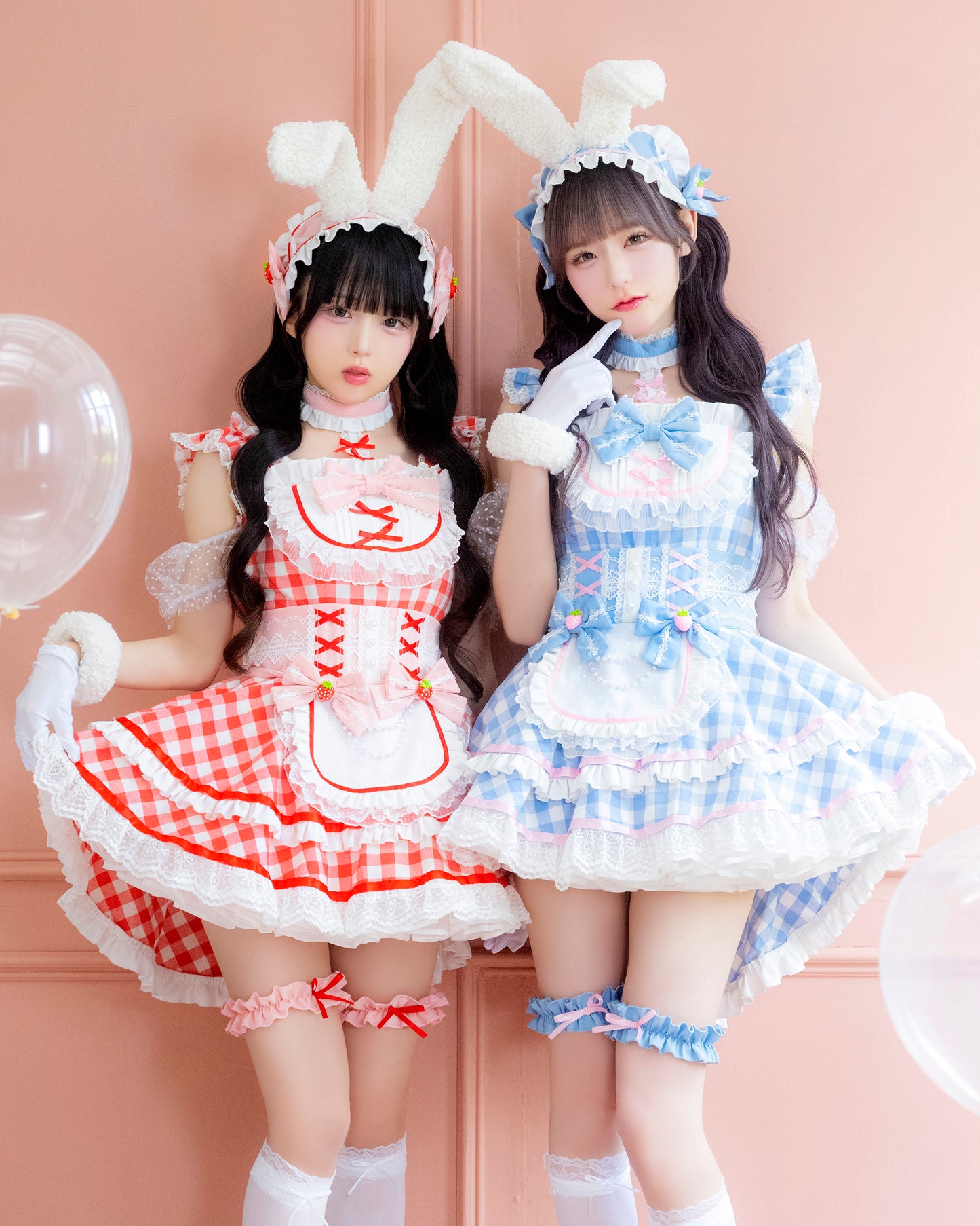 【予約-10月22日頃より順次発送予定】ストロベリーギンガムバニー【PDCS26015】