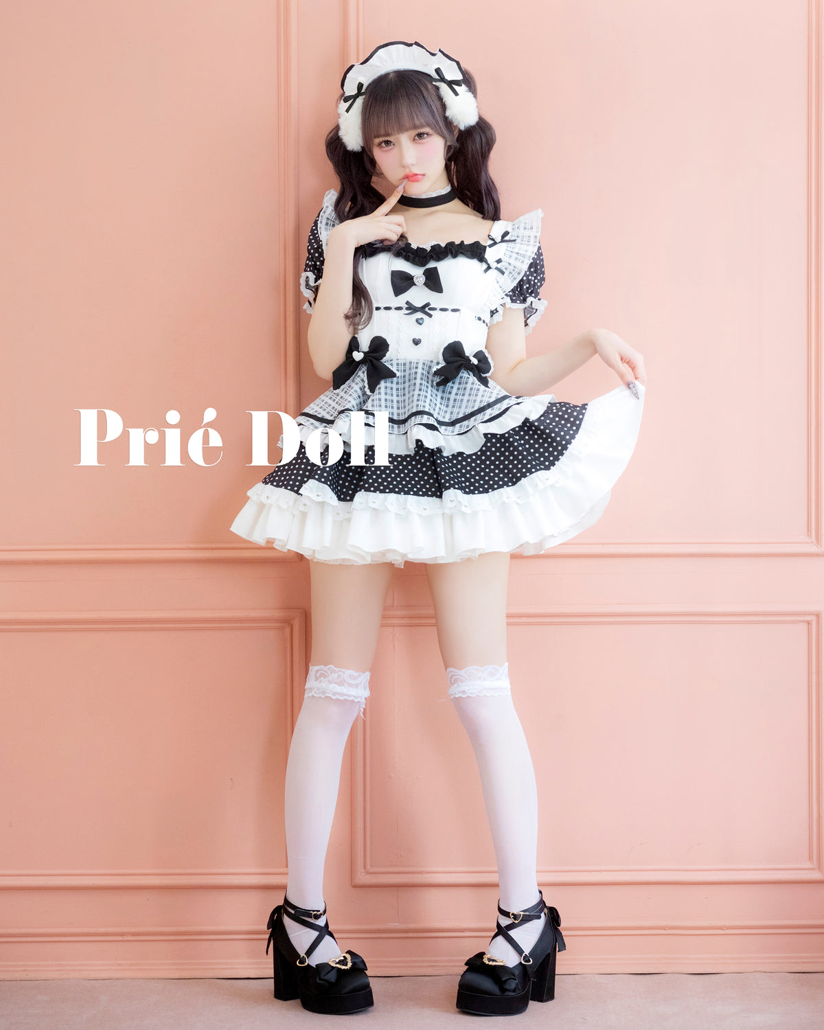 【即日発送】シュガーチェックドットメイド【PDCS26012】