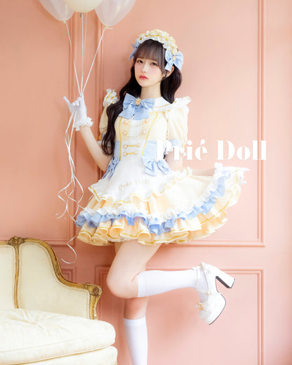 【即日発送】ツインカラーリボンメイド【PDCS26013】